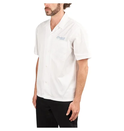 Carhartt WIP short sleeve Lounge Shirt (Weiß)