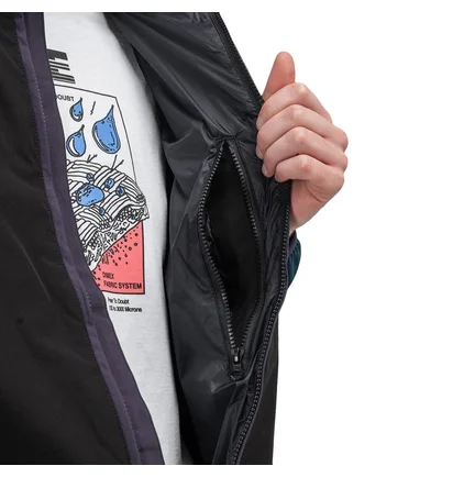Dime Rage Jacket (Schwarz / Lila / Petrol)