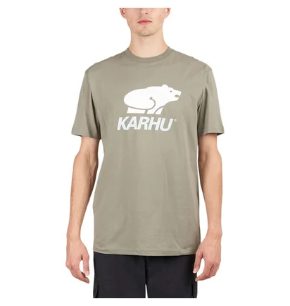 Karhu Basic Logo T-Shirt (Grün / Weiß)