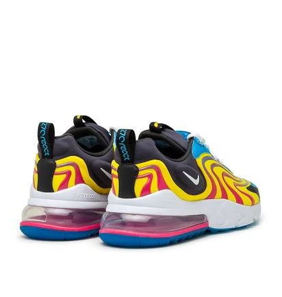 Nike Air Max 270 React ENG (Gelb / Blau / Pink)