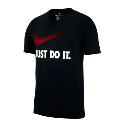 Nike ''Just Do It'' Swoosh T-Shirt (Schwarz)