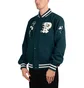 Parra Cloudy Star Varsity Jacket (Grün / Schwarz)