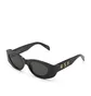 Retrosuperfuture Atena Black Sunglasses (Schwarz)