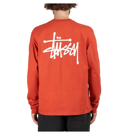 Stüssy Basic Longsleeve (Rot)