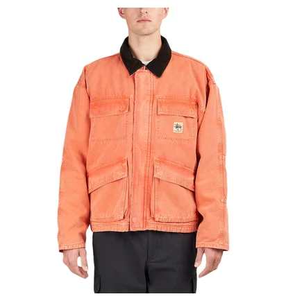 Stüssy Washed Canvas Shop Jacket (Orange)