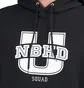 Neighborhood College Hooded Sweatshirt (Schwarz / Weiß)