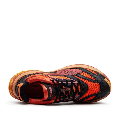 Puma x Pleasures Velophasis Layers (Orange / Schwarz)