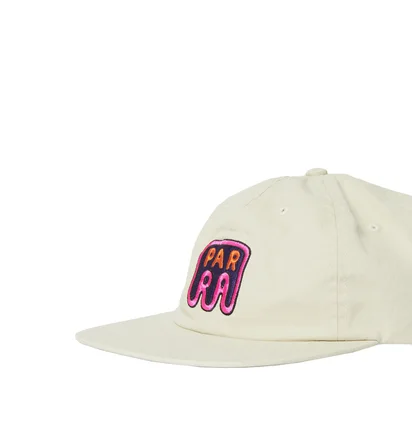 Parra Fast Food Logo 6-Panel Hat (Creme)