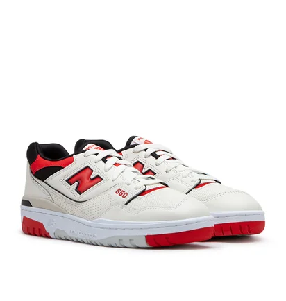 New Balance BB550VTB (Weiß / Rot)