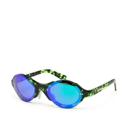 Brain Dead Mutant Sunglasses (Schwarz-Grün / Blau)