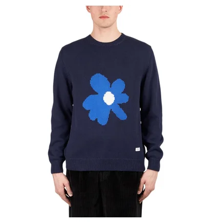 Edmmond Studios Flower Sweater (Navy)