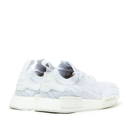 adidas NMD_R1 Primeknit (Weiß / Grau)