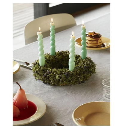 HAY Candle / Long mix 6 Stk (Grün)