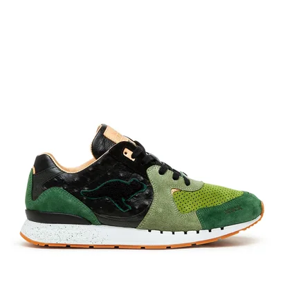 KangaROOS x SneakerBAAS Coil-R2 'Sin City II' Made in Germany (Schwarz / Grün)