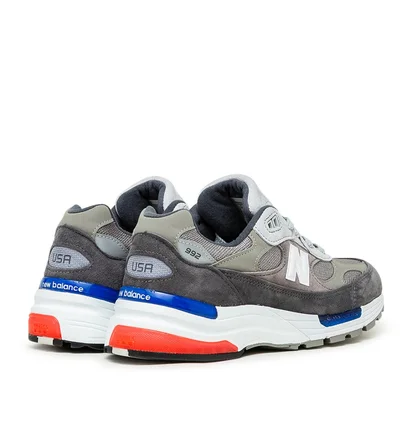 New Balance M992 AG 'Made in USA' (Grau / Blau / Rot)