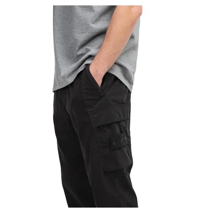 Stone Island Cargo Pants 'Ghost Piece' (Schwarz)
