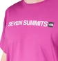The North Face M SS Himalayan Summits Tee (Lila)