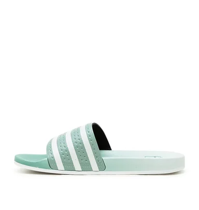 adidas Adilette (Grün / Weiß)