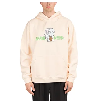 Brain Dead Handheld Hoodie (Creme)