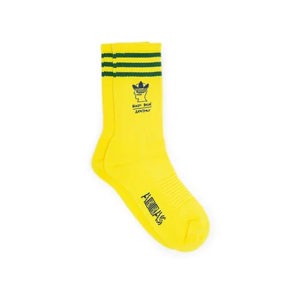 adidas x Brain Dead Socken (Gelb / Grün)