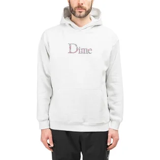 Dime Scribble Classic Logo Hoodie (Hellgrau)