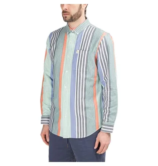 Aimé Leon Dore Thin Stripe Oxford Shirt (Multi)