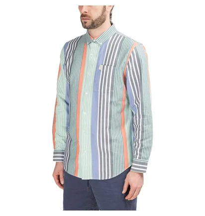 Aimé Leon Dore Thin Stripe Oxford Shirt (Multi)