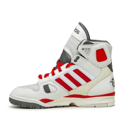 adidas X Kid Cudi Torsion Artillery HI (Weiß / Grau / Rot)