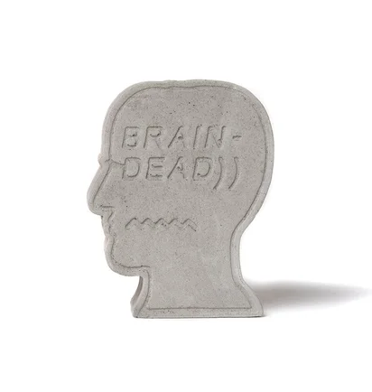 Brain Dead Incense Burner Concrete (Grau)