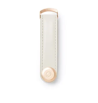 Orbitkey Leather Key Organiser (Grau / Rose)