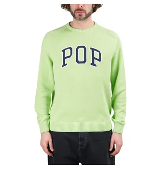 Pop Trading Company Arch Knitted Crewneck (Neon)