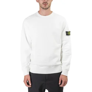 Stone Island Fleece Sweat Shirt (Weiß)