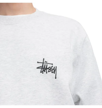 Stüssy Basic Crewneck (Grau)