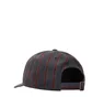 Stüssy Big Logo Striped Low Pro Cap (Grau / Rot)