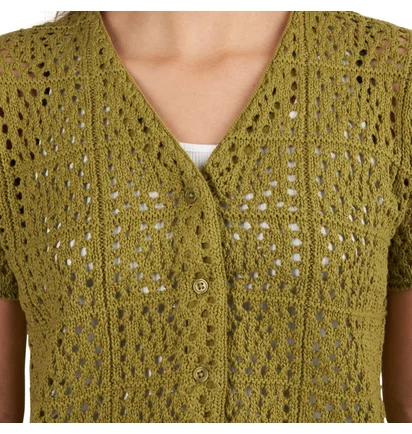 Stüssy Samira Crochet Top (Avocado)