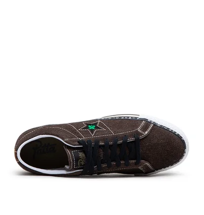 Converse x Patta Four-Leaf Clover One Star Pro Low Top (Braun / Weiß)