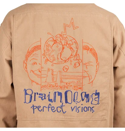 Brain Dead Perfect Visions Trucker Jacket (Braun)