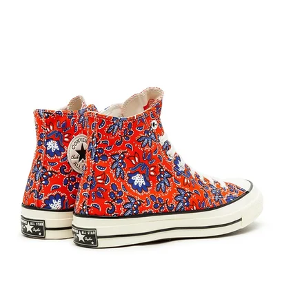 Converse Culture Print Chuck 70 HI (Rot / Blau / Weiß)