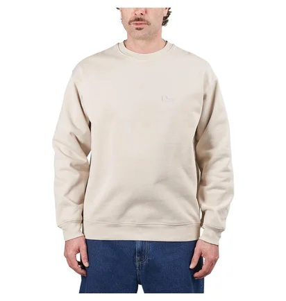 Dime Classic Small Logo Crewneck (Beige)