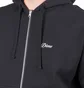 Dime Cursive Small Logo Zip Hoodie (Schwarz)