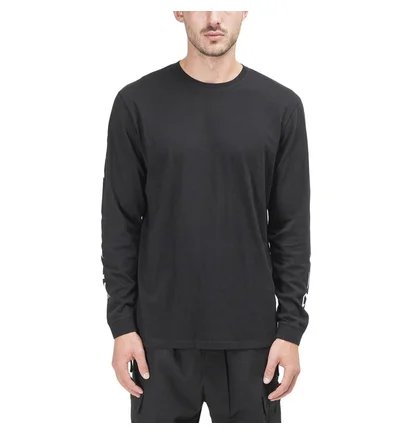 Edwin Gang II TS LS Cotton Single Jersey (Schwarz)