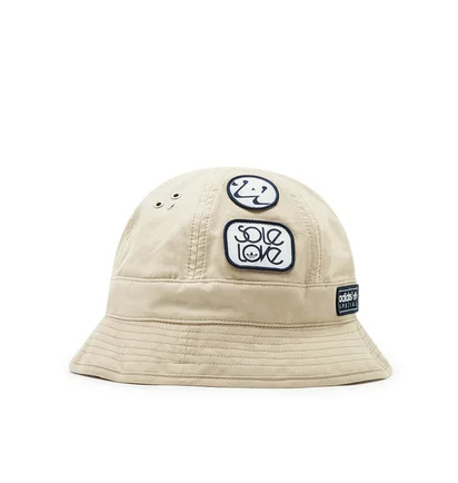 adidas Patch Bucket Hat (Beige)