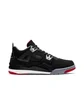 Air Jordan 4 Retro (PS) 'Black Cement' (Schwarz / Rot)