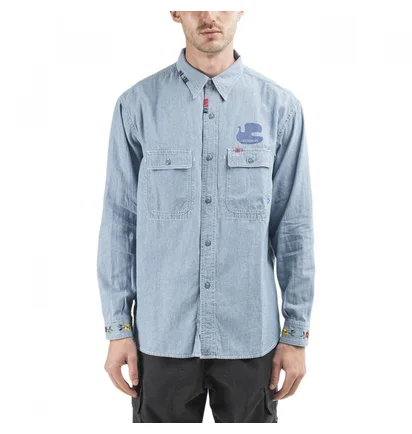 Liberaiders Peace Chambray Shirt (Hellblau)