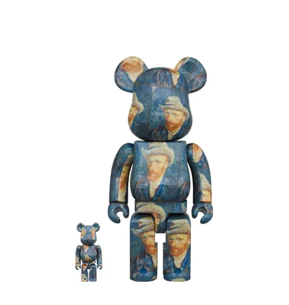 Medicom 100% + 400% Van Gogh Museum Self Portrait Be@rbrick Toy
