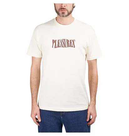 Pleasures Party Logo T-Shirt (Creme)