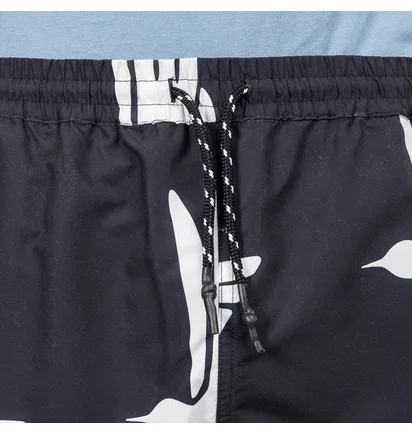 Parra Static Flight Swimshorts (Schwarz / Weiß)