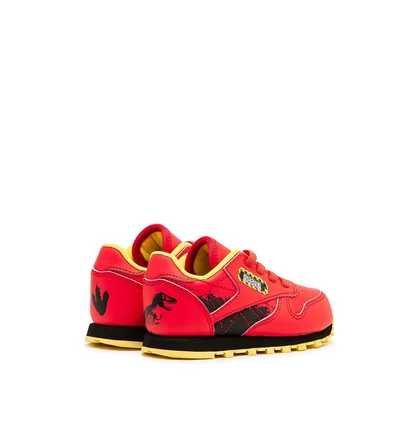 Reebok Infants x Jurassic Park CL Leather (Rot / Gelb)