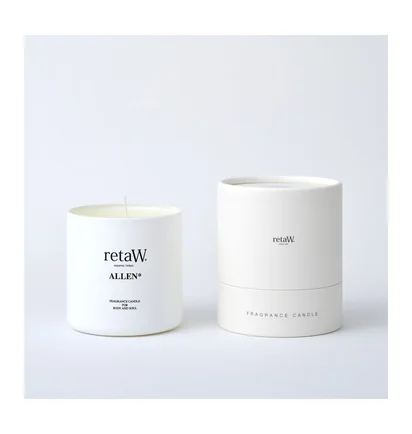 retaW Fragrance Candle 'Allen' (Weiß)