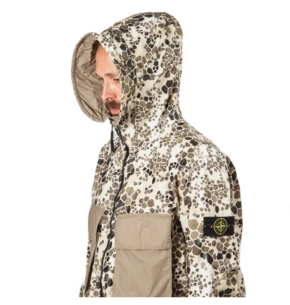Stone Island Alligator Camo Light Cotton - Nylon Rep (Beige)